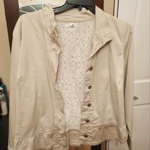 Maurices ruffled bottom jacket